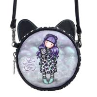 Schoudertas Gorjuss Smitten kitten Zwart Wit (13,5 x 5,5 x 13,5 cm)