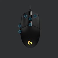 Logitech G203 Lightsync Optische Bedrade Gaming Muis - Zwart - thumbnail