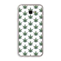 Weed: Samsung Galaxy J4 Plus Transparant Hoesje