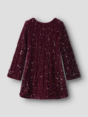 Name it winter jurk meisjes - paars - regular fit - NkfRusitta