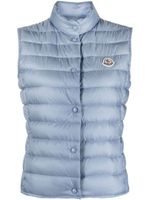 Moncler débardeur Liane à patch logo - Bleu