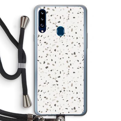 Terrazzo N°14: Samsung Galaxy A20s Transparant Hoesje met koord