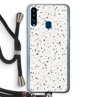 Terrazzo N°14: Samsung Galaxy A20s Transparant Hoesje met koord