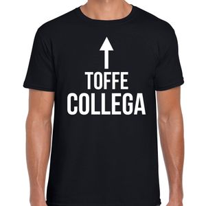 Toffe collega met pijl / collega cadeau t-shirt zwart heren