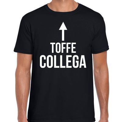 Toffe collega met pijl / collega cadeau t-shirt zwart heren Toffe collega met pijl / collega cadeau t-shirt zwart heren