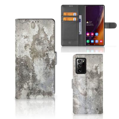 Samsung Galaxy Note20 Ultra | Bookcase | Beton Print