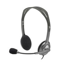 Logitech H111 On Ear headset Computer Kabel Stereo Grijs Ruisonderdrukking (microfoon) - thumbnail