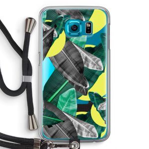 Fantasie jungle: Samsung Galaxy S6 Transparant Hoesje met koord