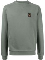 Belstaff sweat en coton à patch logo - Vert - thumbnail