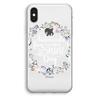 Diamonds: iPhone X Transparant Hoesje Diamonds: iPhone X Transparant Hoesje