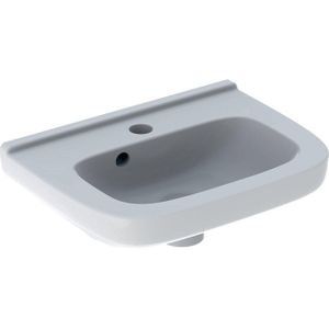 Geberit 300 basic fontein - 40x25x15cm - 1 kraangat - met overloop - wit S8400200000G