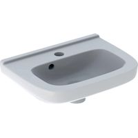 Geberit 300 basic fontein - 40x25x15cm - 1 kraangat - met overloop - wit S8400200000G - thumbnail