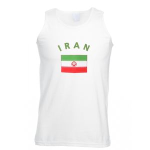 Witte heren tanktop Iran