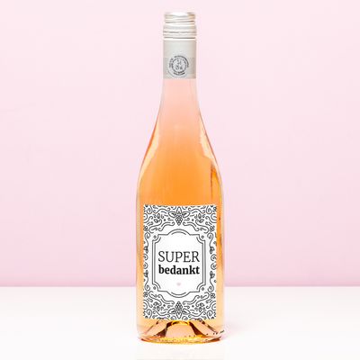 Wijnfles Super Bedankt - Rosé (Blush Rosé)