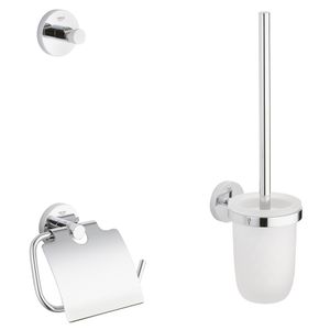 Grohe Essentials toilet accessoireset 3-in-1 Chroom