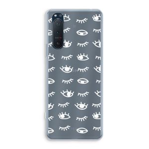 Eye pattern #3: Sony Xperia 5 II Transparant Hoesje