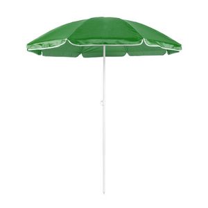 Voordelige strandparasol groen 150 cm diameter   -