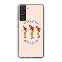 Jingle Ladies: Samsung Galaxy S21 FE Transparant Hoesje