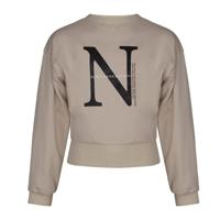 KIEstone winter sweater meisjes - zand - Marieke