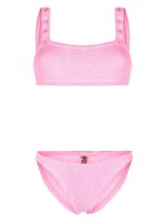 Hunza G bikini Xandra à effet froissé - Rose