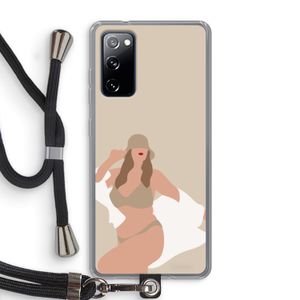 One of a kind: Samsung Galaxy S20 FE / S20 FE 5G Transparant Hoesje met koord