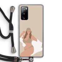 One of a kind: Samsung Galaxy S20 FE / S20 FE 5G Transparant Hoesje met koord