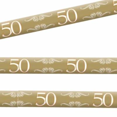 Folat gouden jubileum markeerlint - 50 jaar - feestartikelen - feest versiering