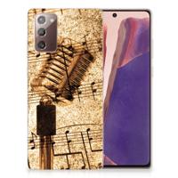 Samsung Note 20 | Siliconen hoesje | met foto Bladmuziek