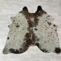 Koeienhuid bruin wit creme SP 145x150cm XS