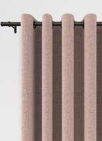 Orkney ringgordijn - Dusty Pink met ringen