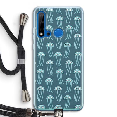 Kwallie: Huawei P20 Lite (2019) Transparant Hoesje met koord