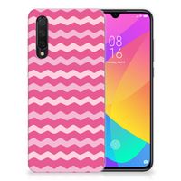 Xiaomi Mi 9 Lite TPU bumper Waves Pink - thumbnail