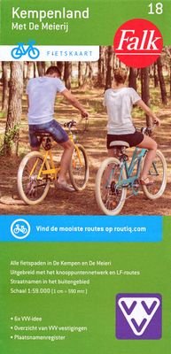 Fietskaart 18 Kempenland Met de Meijerij ( Met Knooppuntenetwerk) | Falk Fietskaart 18 Kempenland Met de Meijerij ( Met Knooppuntenetwerk) | Falk