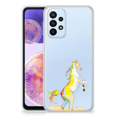 Samsung Galaxy A23 Telefoonhoesje met Naam Horse Color Samsung Galaxy A23 Telefoonhoesje met Naam Horse Color