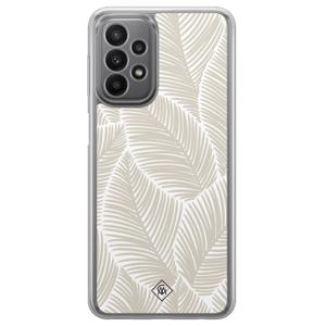 Samsung Galaxy A23 hybride hoesje - Palmy leaves beige