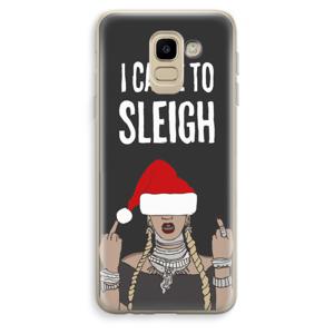 Came To Sleigh: Samsung Galaxy J6 (2018) Transparant Hoesje