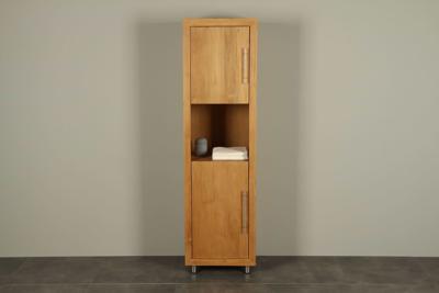 Hochschrank Badmöbel Teakholz Muria 180 cm