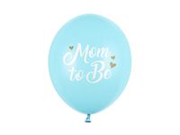 Ballonnen 'Mom To Be' Lichtblauw (6st)