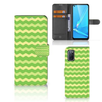 OPPO A72 | OPPO A52 | Telefoon Hoesje | Waves Green