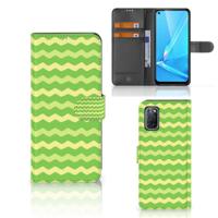 OPPO A72 | OPPO A52 | Telefoon Hoesje | Waves Green