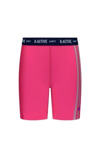 B.Nosy Meisjes short sport legging Active - Aiden - Helder roze