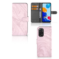 Xiaomi Redmi Note 11/11S Bookcase Marble Pink - Origineel Cadeau Vriendin - thumbnail