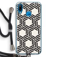 Geometrisch patroon: Huawei P20 Lite Transparant Hoesje met koord