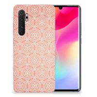 Xiaomi Mi Note 10 Lite TPU bumper Pattern Orange - thumbnail