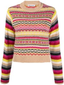 Molly Goddard pull en maille intarsia - Multicolore