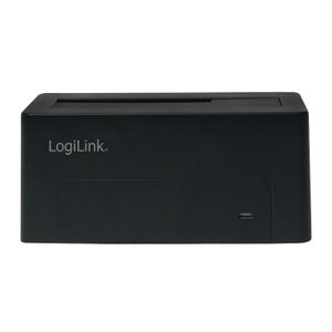 LogiLink QP0026 basisstation voor opslagstations USB 3.2 Gen 1 (3.1 Gen 1) Type-B Zwart