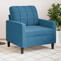 Fauteuil 60 cm fluweel blauw - thumbnail