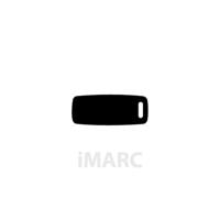 Naamplaatje voor halsband Imarc Baggage Zwart Naamplaatje voor halsband Imarc Baggage Zwart