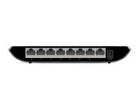 TP-Link TL-SG1008D Unmanaged Gigabit Ethernet (10/100/1000) Zwart - thumbnail