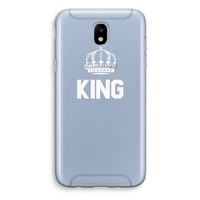 King zwart: Samsung Galaxy J5 (2017) Transparant Hoesje